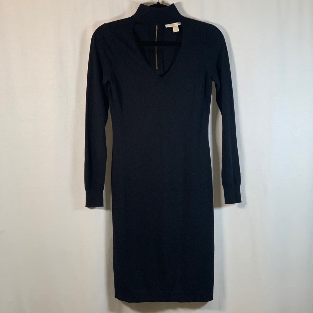 Michael Kors Choker V Neck Dress Size XS